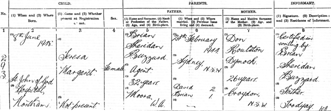 Images/Content-12-2/Content [12-2] 00004A.jpg@Teresa Margaret Buzzard Birth Certificate